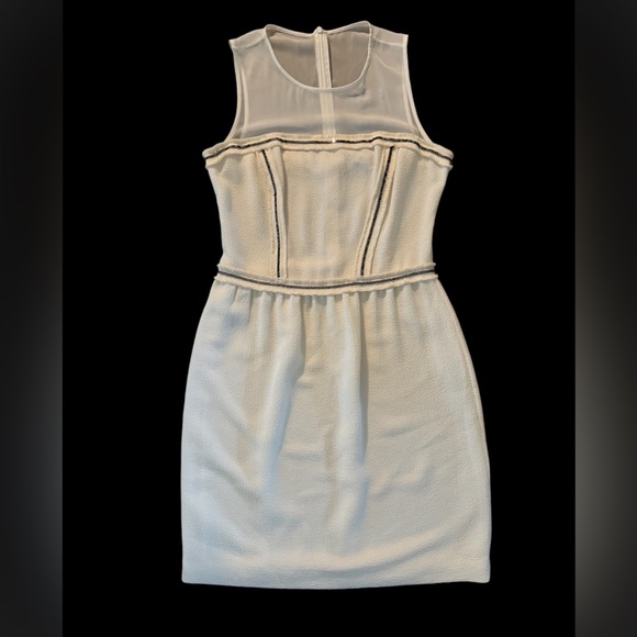 Sandro Rapprochement Dress in White - Picture 4 of 15